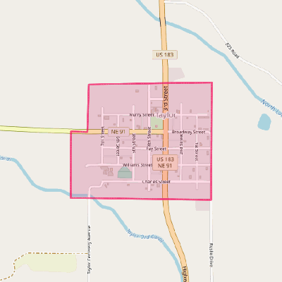 Map of Taylor