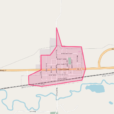 Map of Thedford