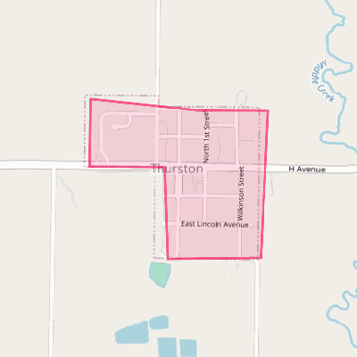 Map of Thurston