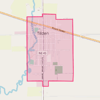 Map of Tilden