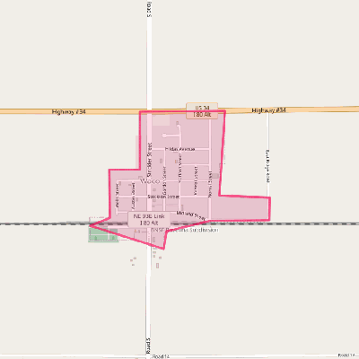 Map of Waco