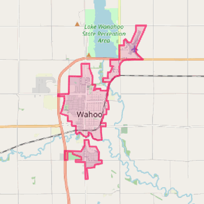 Map of Wahoo