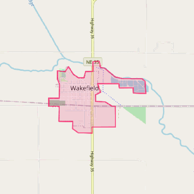 Map of Wakefield