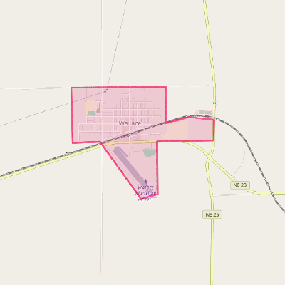 Map of Wallace