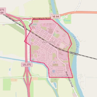 Map of Waterloo