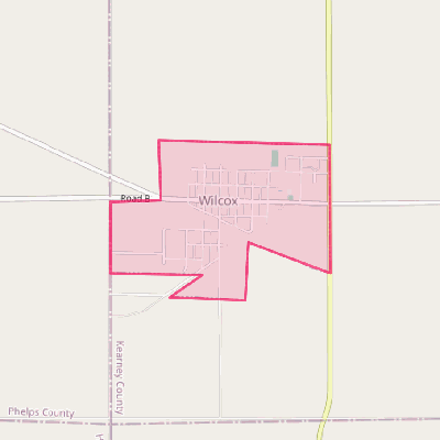 Map of Wilcox