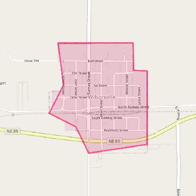 Map of Wilsonville