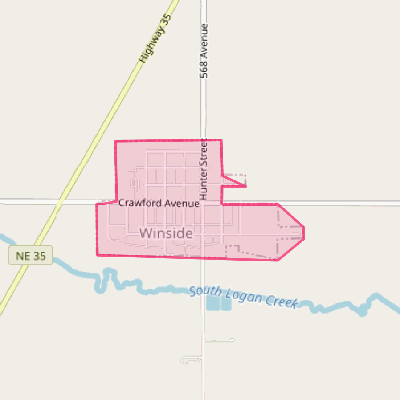 Map of Winside