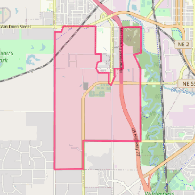 Map of Yankee Hill