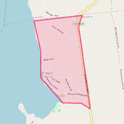 Map of Blodgett Landing