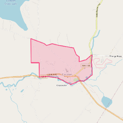 Map of Canaan