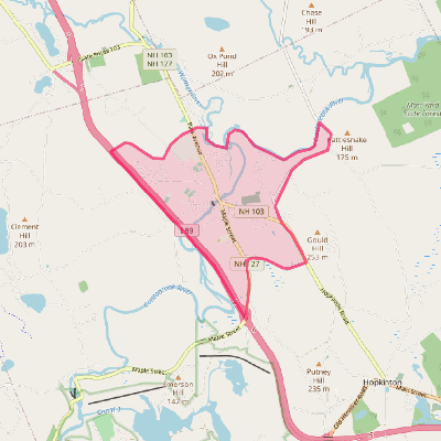 Map of Contoocook