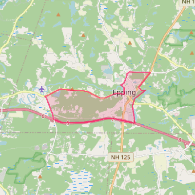 Map of Epping