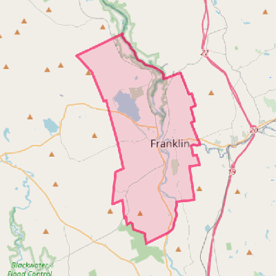 Map of Franklin