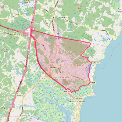 Map of Hampton