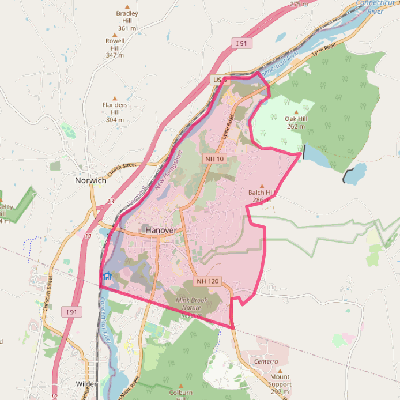 Map of Hanover