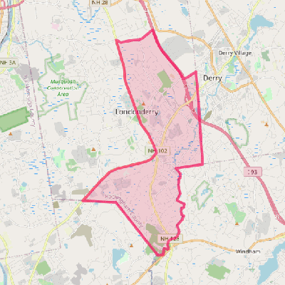 Map of Londonderry