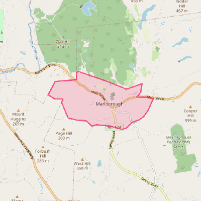 Map of Marlborough