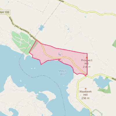 Map of Melvin Village