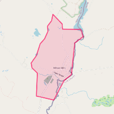 Map of Milton Mills