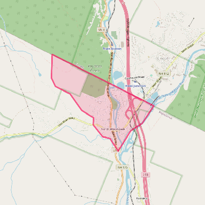 Map of North Woodstock