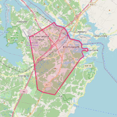 Map of Portsmouth