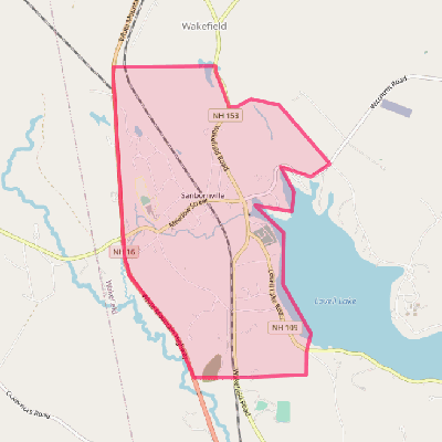 Map of Sanbornville