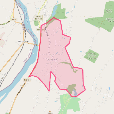 Map of Walpole