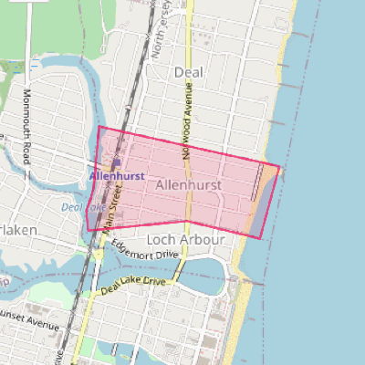 Map of Allenhurst