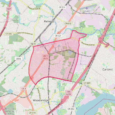 Map of Avenel