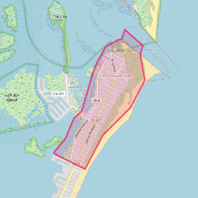 Map of Barnegat Light