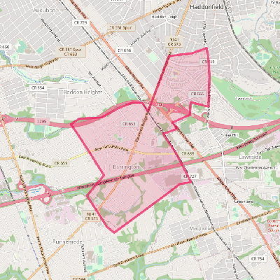 Map of Barrington