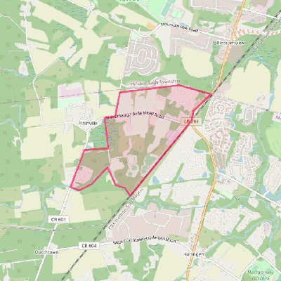 Map of Belle Mead