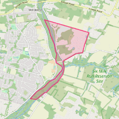 Map of Blackwells Mills