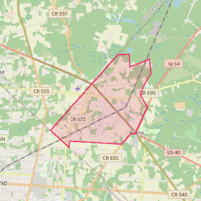 Map of Buena