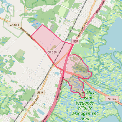 Map of Burleigh