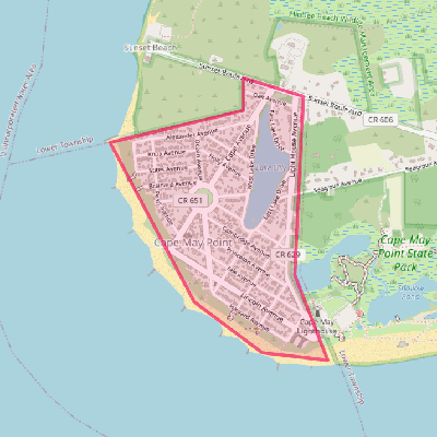 Map of Cape May Point