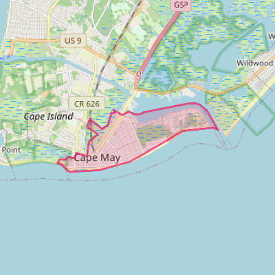 Map of Cape May