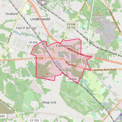 Map of Clementon