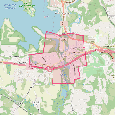 Map of Clinton