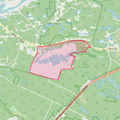Map of Country Lake Estates