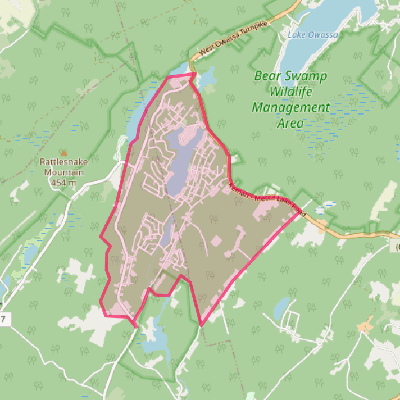 Map of Crandon Lakes