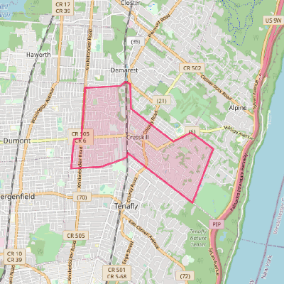 Map of Cresskill