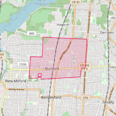 Map of Dumont