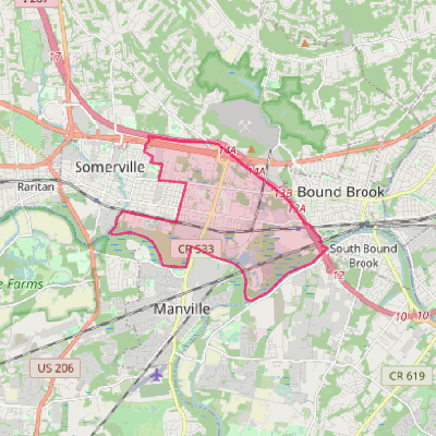 Map of Finderne