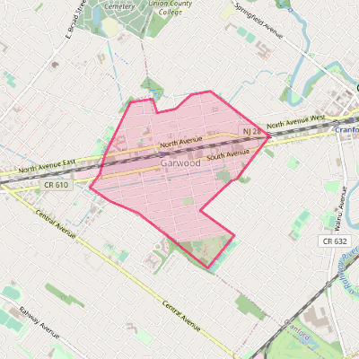 Map of Garwood