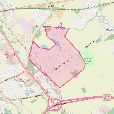 Map of Greenwich