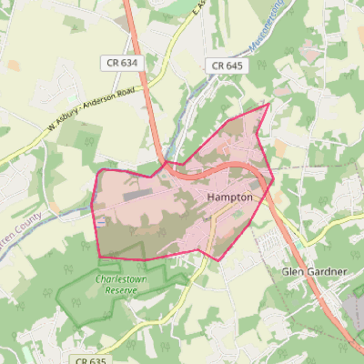 Map of Hampton