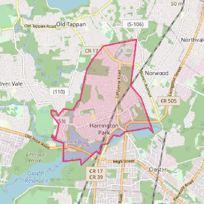 Map of Harrington Park