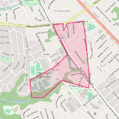 Map of Hi-Nella